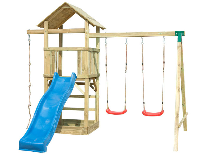 Kinderspielplatz mit Turm Ver.2